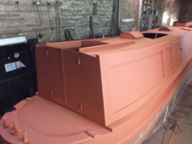 Traditional ‘back end’ (stern) showing subtle roof sear and engine hatch. CLICK for a bigger picture